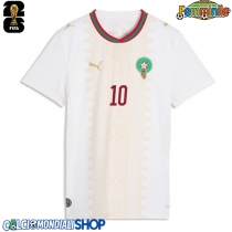 Maglie da calcio Marocco Brahim Diaz #10 Seconda Maglia Femminile Mondiali 2026  Manica Corta